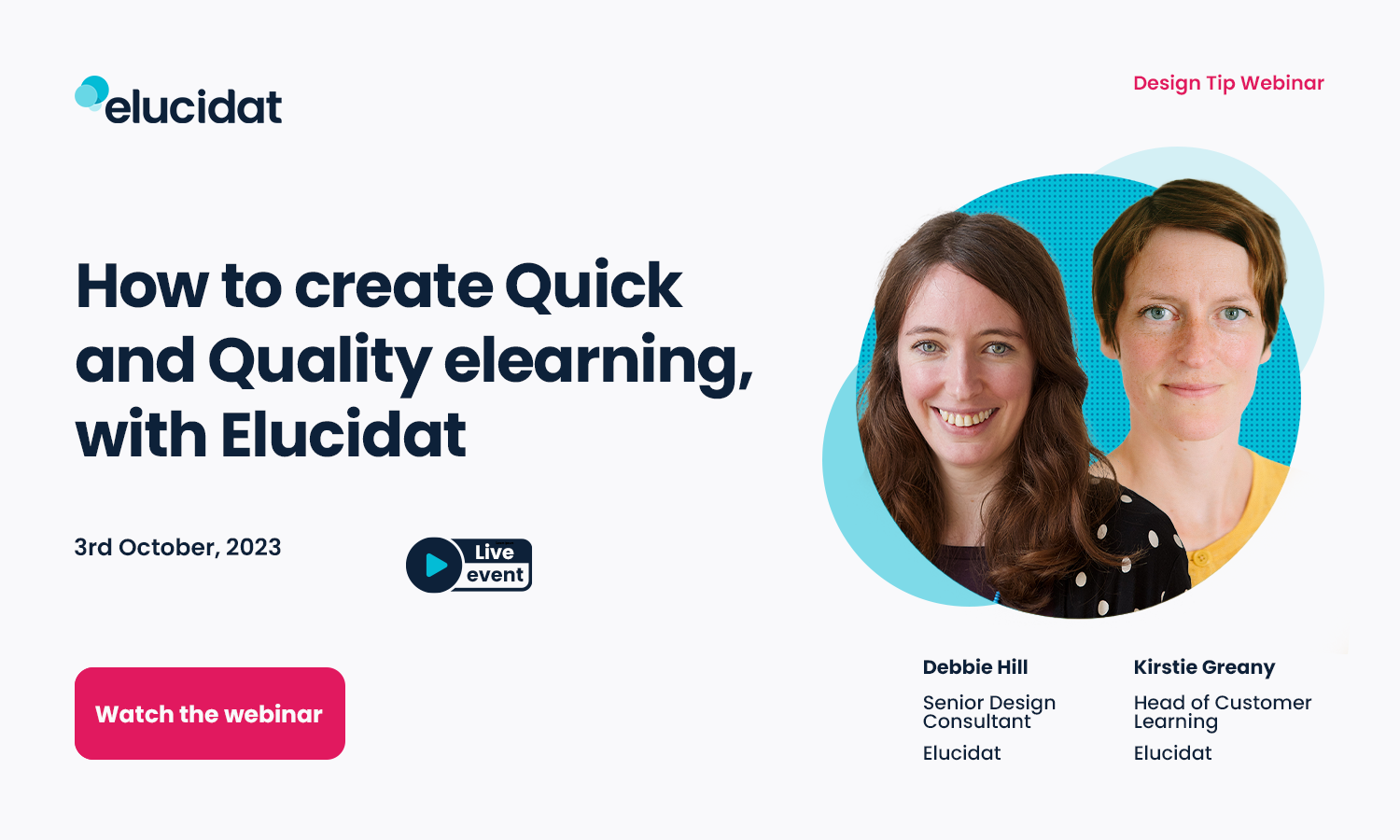 Quick and quality elearning webinar