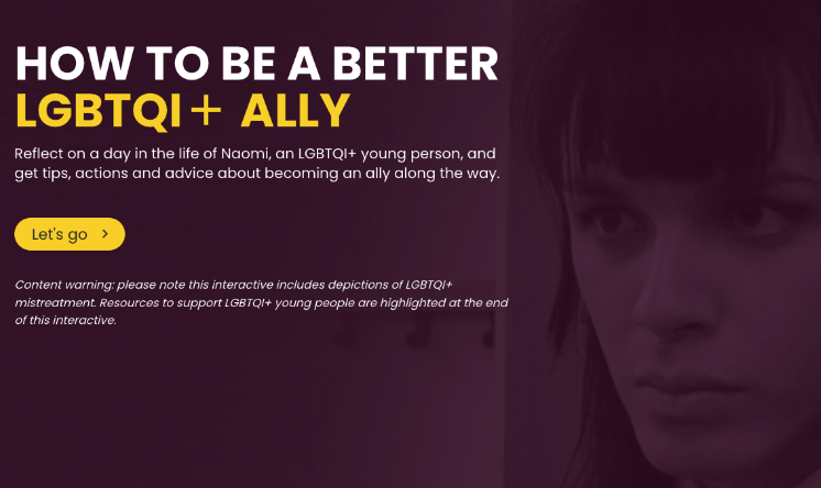 how to be a better LGBTQI+ ally