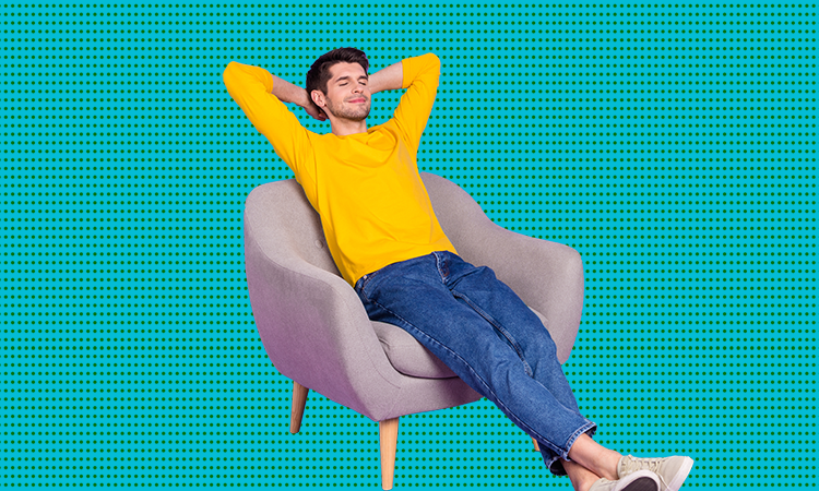 Man relaxing - setting SMEs up for success