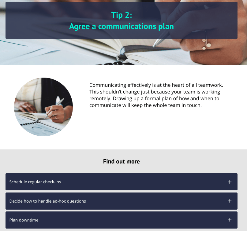 elearning example