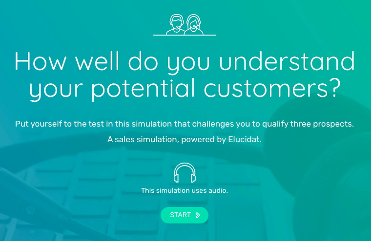 Sales Simulation example