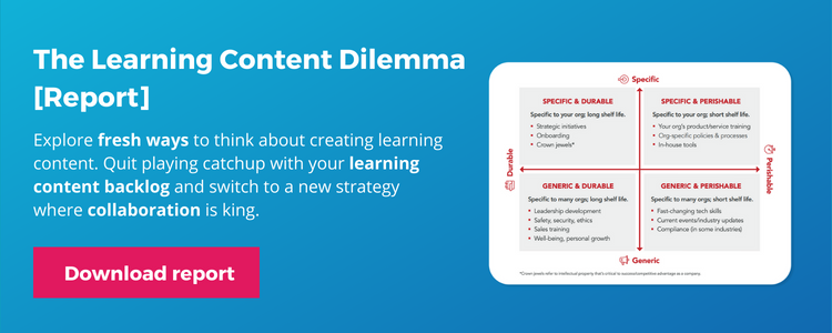 Download the learning content dilemma report