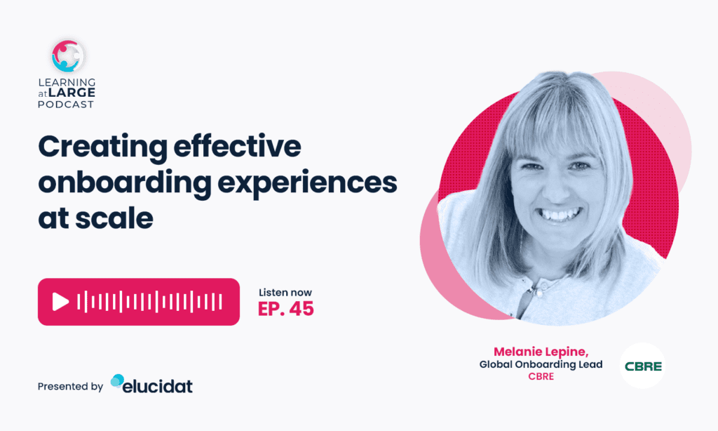 Creating effective onboarding experiences at scale