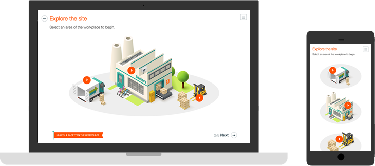 Mobile learning health and safety example