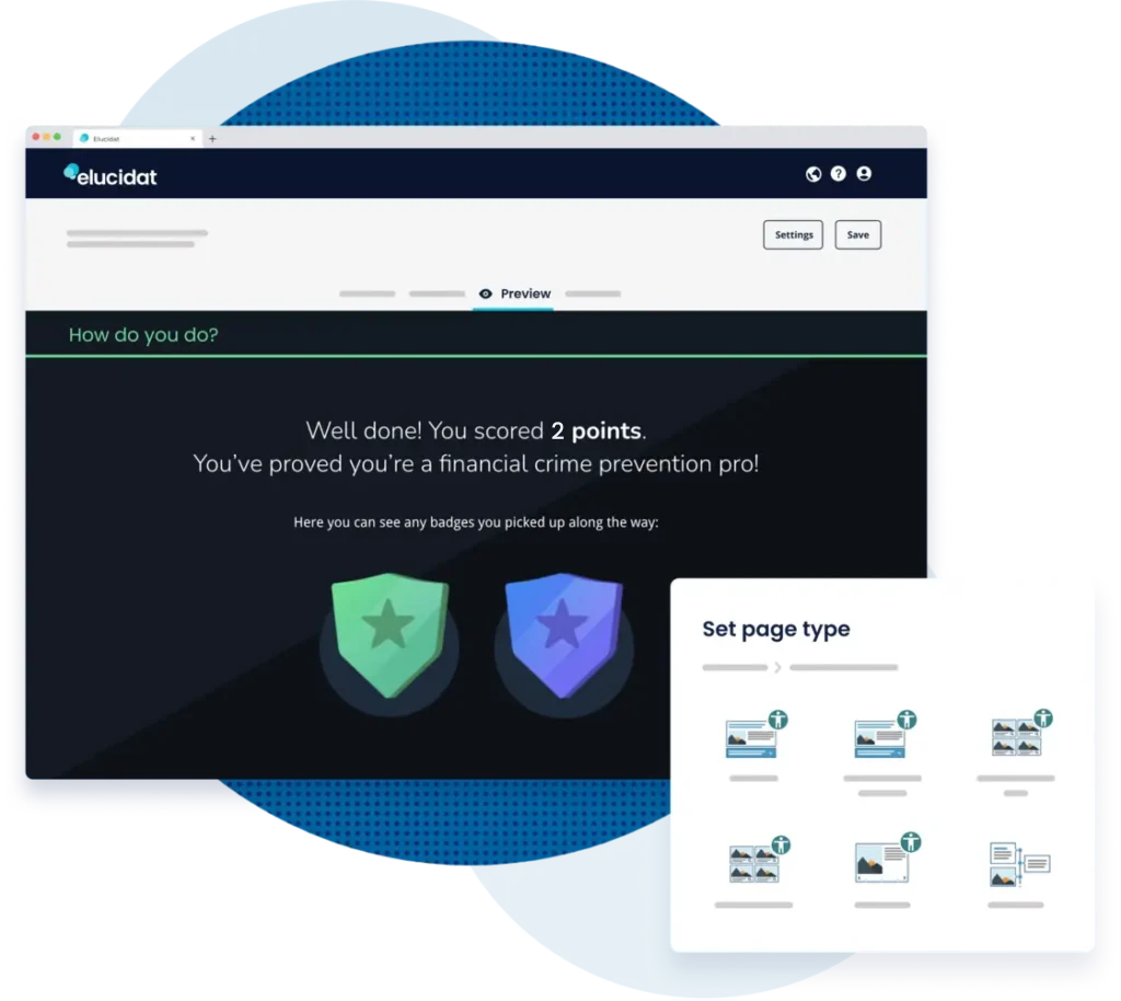 Create engaging microlearning with Elucidat
