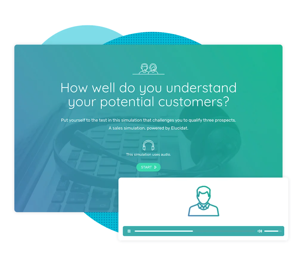 Sales training elearning example