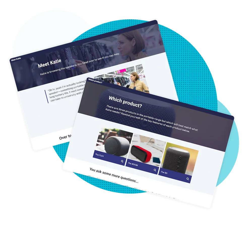 Create engaging sales training