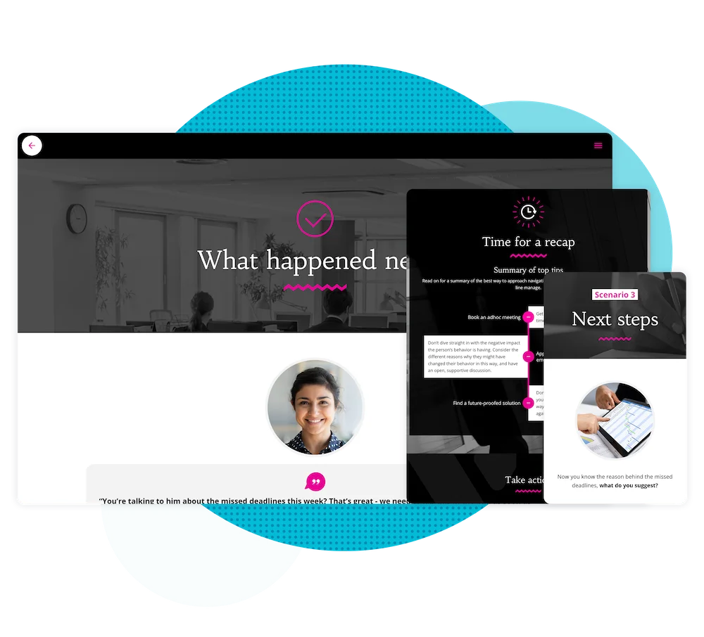 Sales training on any device