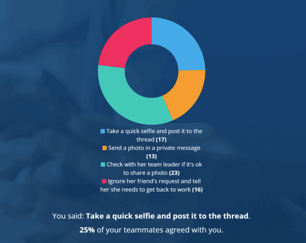 Social polling example