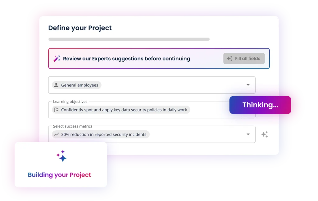 Homepage AI powered learning design partner