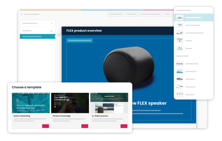 Elucidat Create's editing interface