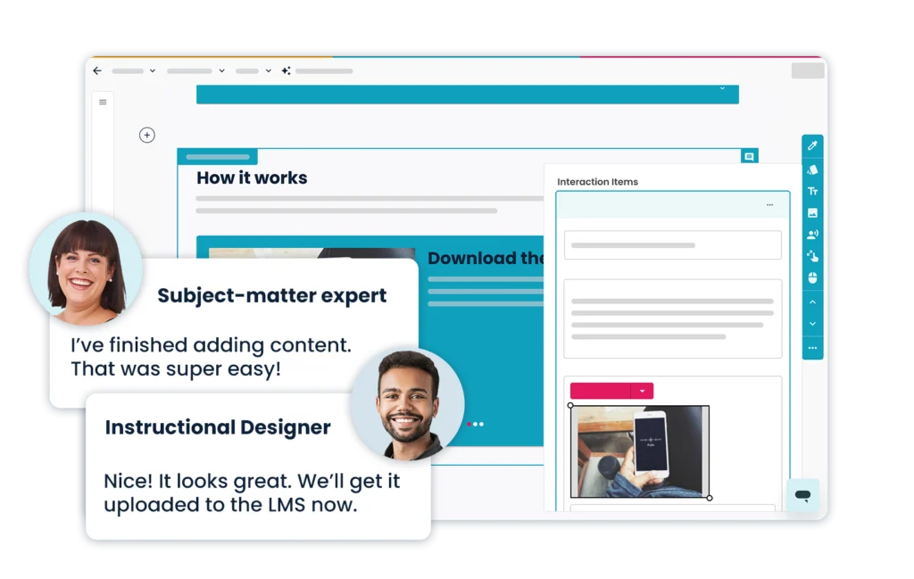 Elucidat Create's collaboration and scaling tools