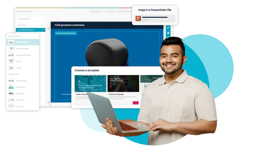 Elucidat Create makes modern elearning from powerpoints