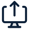 Uploading screen icon