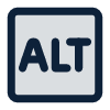 Alt text icon